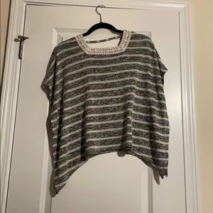 grey box cut shirt